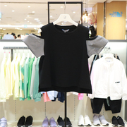 NEPA KIDS女儿童露肩短袖T恤2024夏季韩国中大童套头时尚上衣