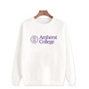 amherstcollege美国阿默斯特学院，圆领卫衣冬季抓绒，加厚学生校服