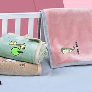 儿童毛毯婴儿盖毯春秋夏季幼儿园午睡小被子新生儿宝宝珊瑚绒毯子