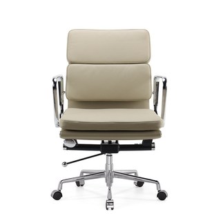 舒适久坐电脑椅伊姆斯办公椅人体工程学转椅简约皮质升降会议椅子