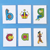 letterland自然拼读英语26字母卡片幼儿童师拼读游戏趣味教学具