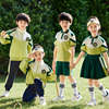 小学生校服夏装春秋中学生班服套装短袖运动三件套幼儿园园服夏季