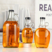 茶油瓶子空瓶玻璃瓶香油专用密封瓶食品级油罐，厨房家用大容量油壶