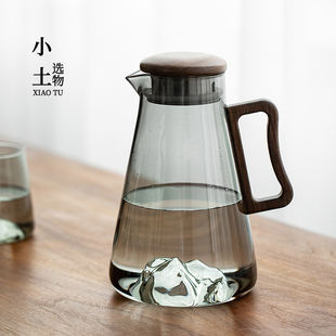 高硼硅玻璃水壶耐高温大容量花茶壶凉水壶水杯家用套装扎壶冷水壶