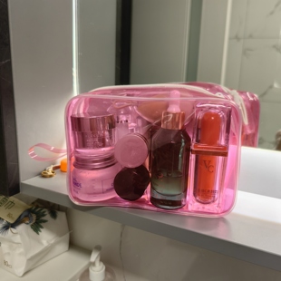 化妆包女便携大容量防水网红旅行透明手提洗漱包化妆品收纳包