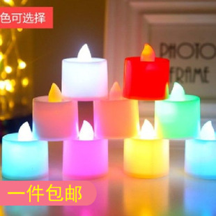 LED电子蜡烛灯浪漫求婚创意布置用品生日惊喜心形场景道具装饰