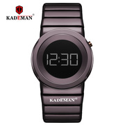 防水钢带手表女士多功能户外运动电子手表KADEMAN卡德曼K9052
