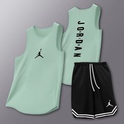 乔丹篮球服套装男成人透气速干球衣，运动背心大学生比赛队服定制