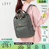 leff帆布双肩，包女202414寸电脑包旅行大容量，学生书包通勤背包
