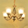 欧式铁艺吊灯美式古铜色，返古复古客厅餐厅卧室，店铺商用灯饰灯具