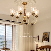 法式客厅吊灯浪漫中古风大厅主灯设计师款餐厅卧室复古美式灯具