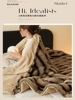 兔兔绒毛毯冬季加厚牛奶绒沙发盖毯珊瑚，毛绒绒(毛，绒绒)毯子床上用2023