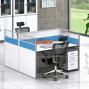 脑桌卡座王字型2人位屏风办公桌职员桌员工桌员工位工作位电