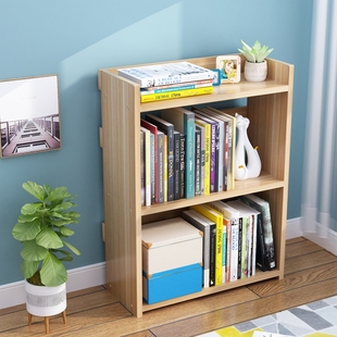 书架落地小型客厅简约置物架儿童简易书柜，靠墙学生多层收纳架家用