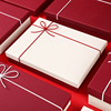 酒红色礼盒空盒睡衣围巾，盒空盒子连衣裙，包装礼盒纯色定制logo
