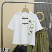 5中大童6男童汉服夏季7套装9国风短袖10儿童12夏装13男孩15岁唐装