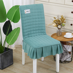 四季餐椅套罩简约中式全包椅子套罩坐垫靠背一体夹棉防滑通用