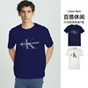 Calvin Klein/凯文克莱CK短袖T恤男休闲圆领字母印花logo纯棉集C