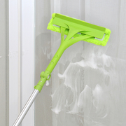 加长擦厚玻璃清洁器家用伸缩杆，双面刮擦窗户清洗工具家用加强型