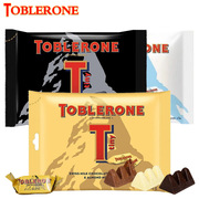 瑞士进口toblerone三角巧克力，牛奶黑巧白巧独立迷你袋装