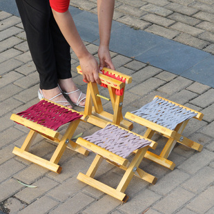 折叠马扎实木折叠凳小马扎凳，便携成人板凳槐木马扎子家用马扎凳子