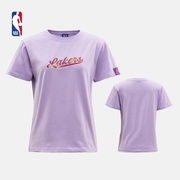 NBA春夏女士运动休闲圆领舒适短袖T恤湖人队
