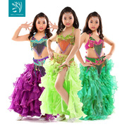 六一儿童专用肚皮舞舞蹈套装，表演服装珠绣少儿868#+蓬蓬裙