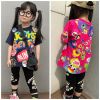 亲子款夏季jam童装男女童宝宝卡通短袖T恤日系儿童洋气时尚上衣潮