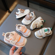 1-3岁软底宝宝婴儿学步鞋，2024夏季男女童百搭小白，鞋单网小童鞋2