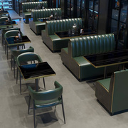 定制商用酒吧沙发奶茶咖啡厅烧烤店，餐厅茶楼卡座音乐清吧桌椅组合