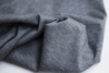 日本进口薄款灰色细腻丝光针织，长绒面料纯棉，布料设计师连衣裙面料