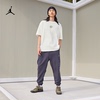 Jordan耐克乔丹男子T恤夏季宽松纯棉针织叠搭柔软FZ6446