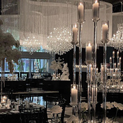 欧式水晶烛台婚庆道具婚礼用品摆件餐桌浪漫蜡烛装饰现代家居烛台