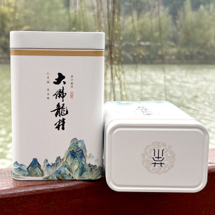 新昌大佛龙井茶绿茶生态茶叶铁罐，珍稀白茶包装空罐绿茶手提简装