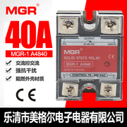 美格尔SSR单相固态继电器40A 220VAC-AC MGR-1 A4840交流控制交流