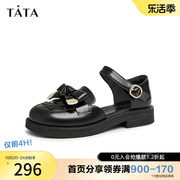 Tata/他她春季夏时尚甜美风百搭时装凉鞋女鞋WEH01BK3奥莱
