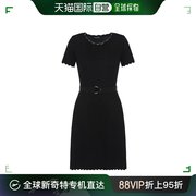 香港直邮emporioarmani短袖，短款圆领配腰带连衣裙3d2at92m17z