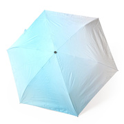 高档大光明三折超轻羽毛伞折叠便携黑胶超强防紫外线防晒旅行晴雨