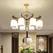 新中式吊灯客厅灯中国风LED轻奢大气餐厅卧室别墅复式楼梯灯具