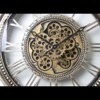 定制欧式金属复古齿轮挂钟客厅装饰创意挂墙时钟个性指针石英钟表