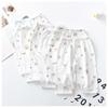 (2条装)新生儿裤子，0-3个月6婴儿春秋纯棉，闭档裤夏薄款两用档