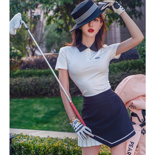 ImperialGold2024短袖polo运动上衣包臀短裙golf高尔夫套装女
