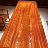定制非洲花梨木实木茶桌，原木大板茶台新中式餐桌原木大板办公书桌