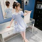 女童夏装洋装2023韩版洋派儿童K夏季裙子女孩中大童公主