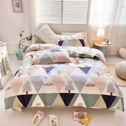 无荧光剂纯棉宝宝布料卡通斜纹全棉幼儿园床单被套床品布料