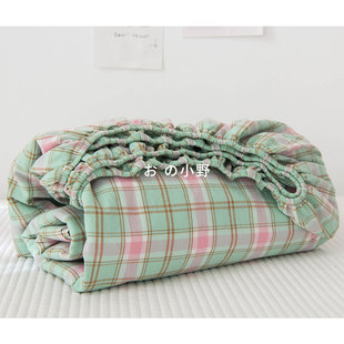 良品全棉水洗棉，夏季床笠单件1.8米纯棉，床单席梦思固定床罩保护套