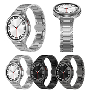 适用三星智能手表Galaxy Watch6/5/4通用款GS款金属钢带替换表带