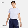 Nike耐克女T恤美式复古纯棉耐克勾勾基本款休闲拼接DA0324