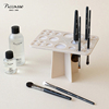 韩国piccasso26孔化妆刷，专用晾晒支架米色收纳简单卫生亚克力硅胶