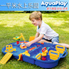 aquaplay德国进口模拟河道儿童，戏水池沙滩玩具户外室内玩水上乐园